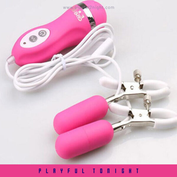 Pinky Remote Vibrator Nipple Clamps - Image 6