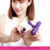 Purple Remote Vibrator Nipple Clamps - Image 2