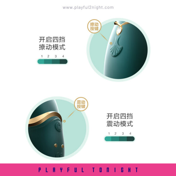 ZALO Egypt Hero Clitoral Massager - Image 5