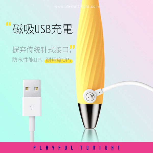 Perfect Yellow Clitoral Sex Vibrator - Image 4