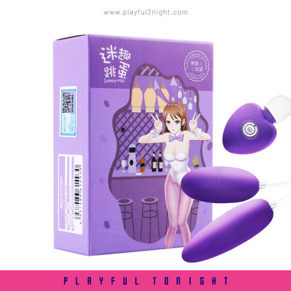 Sweet Heart Double Egg Vibrator - Image 3