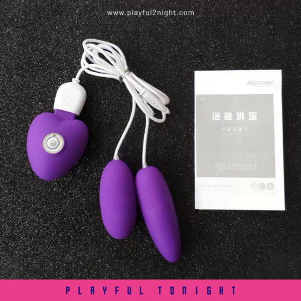 Sweet Heart Double Egg Vibrator - Image 6