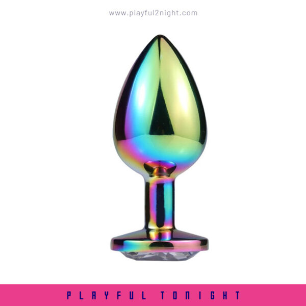 Rainbow Stainless Steel Butt Plug Set - Image 5