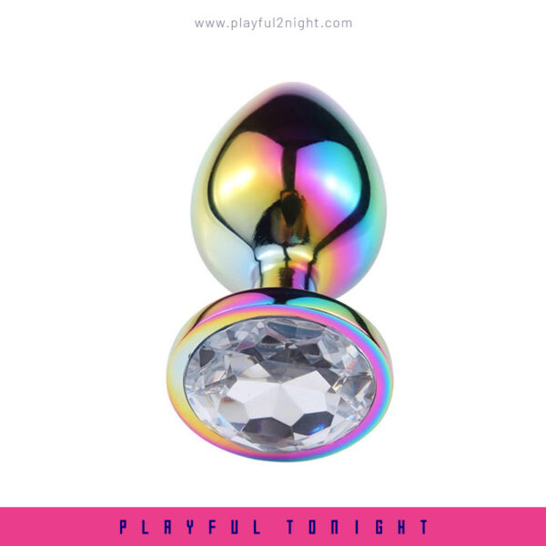 Rainbow Stainless Steel Butt Plug Set - Image 4