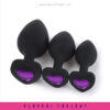 Anal Trainer Toy Beginners Set Silicone Jeweled Butt Plugs - Image 6