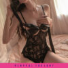 Lace Up Bow Open Sexy Lingeries - Image 5