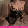 Lace Up Bow Open Sexy Lingeries - Image 7