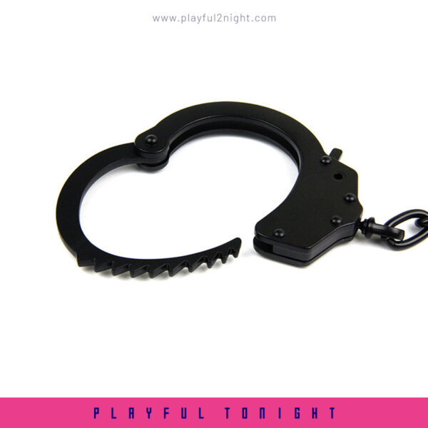 SM Sexual Fashion Black Handcuffs - Image 3