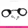 SM Sexual Fashion Black Handcuffs - Image 2