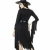 Classic Witch Dress Costume With Cap Halloween Costumes - Image 2