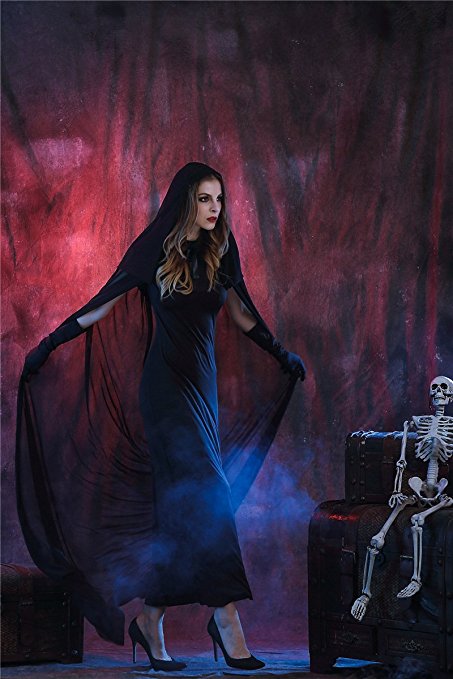 Eternatastic Women's Halloween Hood Costume Dark Sorceress The Haunted Costume - Image 4