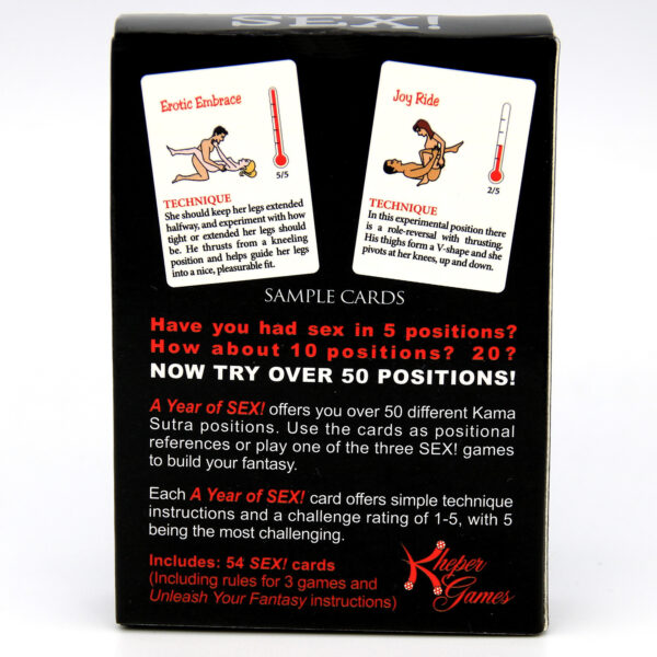 Couple Sex Game Playing Card: Sexual Position Cards - Image 2