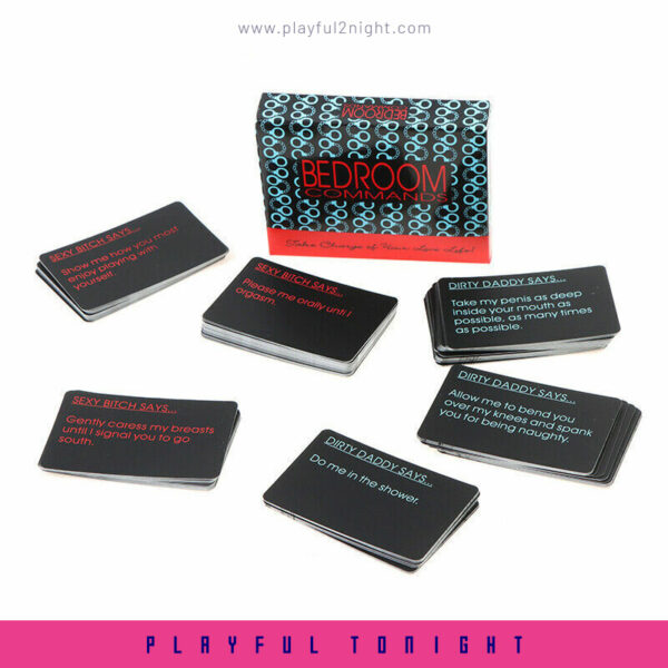 Couple Sex Game Playing Card: Bedroom Commands - Image 3