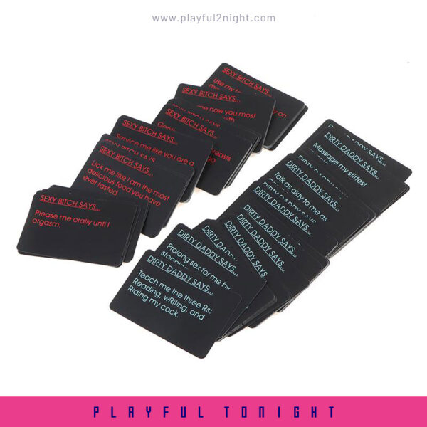 Couple Sex Game Playing Card: Bedroom Commands - Image 4