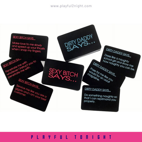 Couple Sex Game Playing Card: Bedroom Commands - Image 6