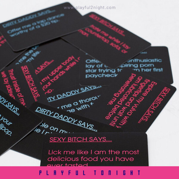 Couple Sex Game Playing Card: Bedroom Commands - Image 7