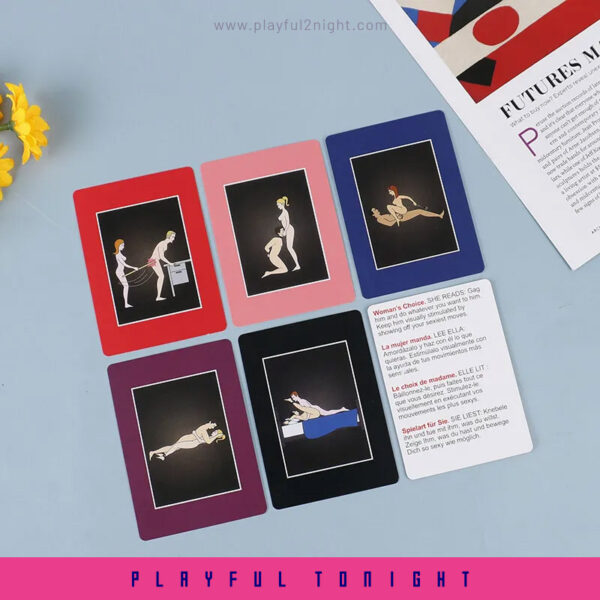 Couple Sex Game Playing Card: 50's Positions Of Bondage - Image 6