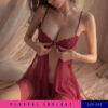 Playful2night_Red Hot Sexy Sweetie Front Closure Bodydoll Lace Lingeries_LG1-003