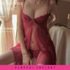 Red Hot Sexy Sweetie Front Closure Bodydoll Lace Lingeries - Image 4