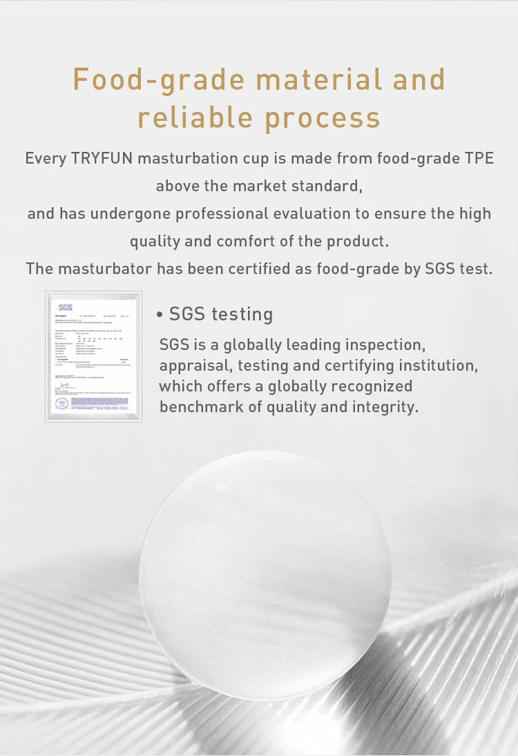 Tryfun Soulmate Series Joyful Masturbation Cup for Men - Product Showcase