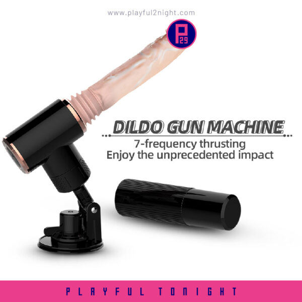 Muscle Man Dildo Vibration Gun Machine - Image 2