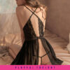 Charming & Romantic  French V-Neck Black Lace Sleepwear - Image 6