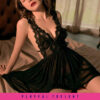 Cinoon V-Neck Sexy Nightgown - Image 2