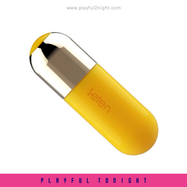 Leten Naughty Mini Yellow Egg Vibrator - Image 2