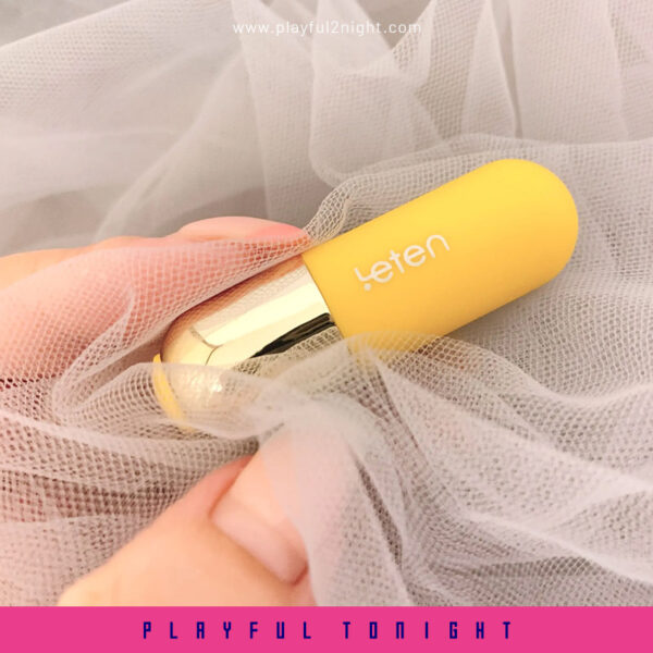 Leten Naughty Mini Yellow Egg Vibrator - Image 6