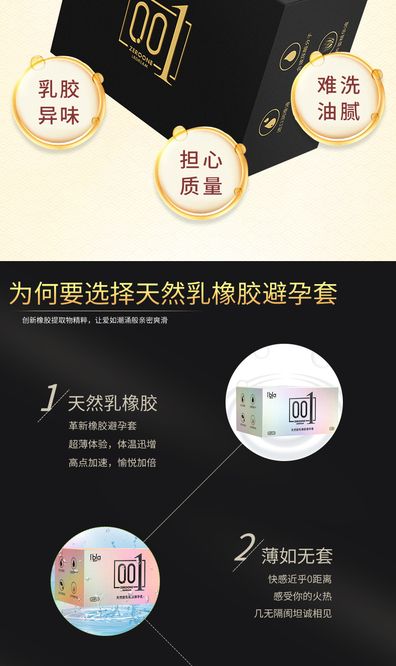 LBLA Hyaluronic Acid Condom Ultra-thin 0.01mm