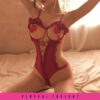 Hot Babe Chest Hollow Open Crotchless Bodysuit Lingeries - Image 2