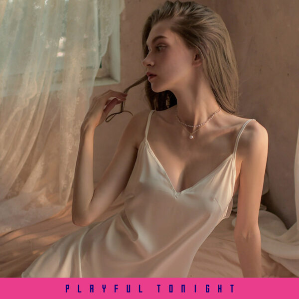 Gloria Elegance Soft Silk Satin Nightwear - Image 6