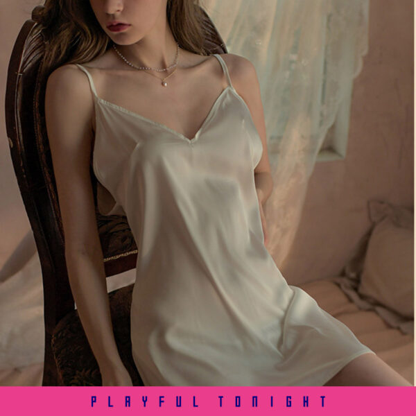 Gloria Elegance Soft Silk Satin Nightwear - Image 7
