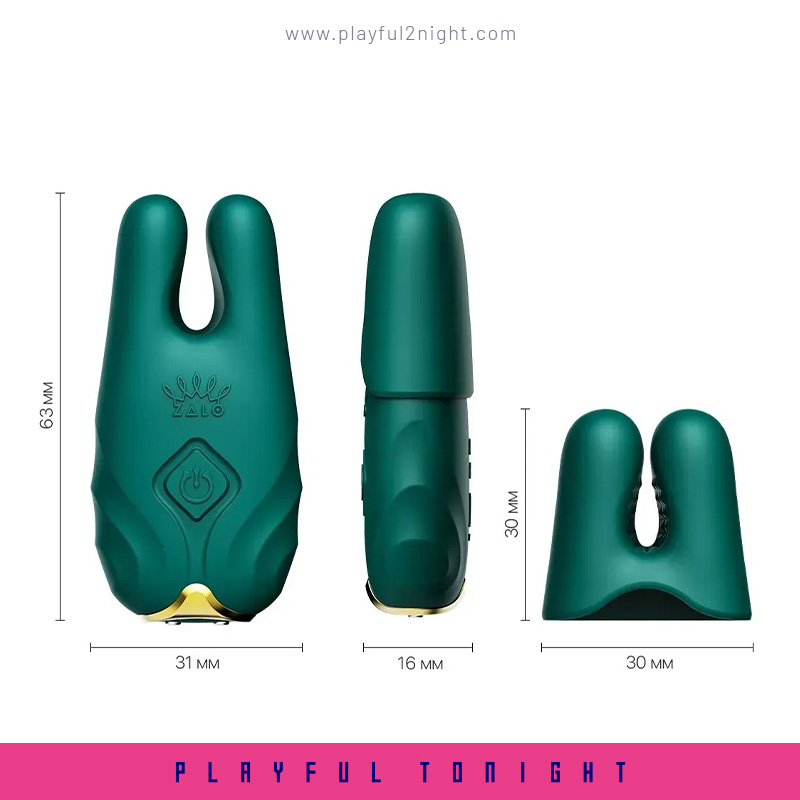 ZALO Nave Vibrating Nipple Clamps With Apps Control - Image 7