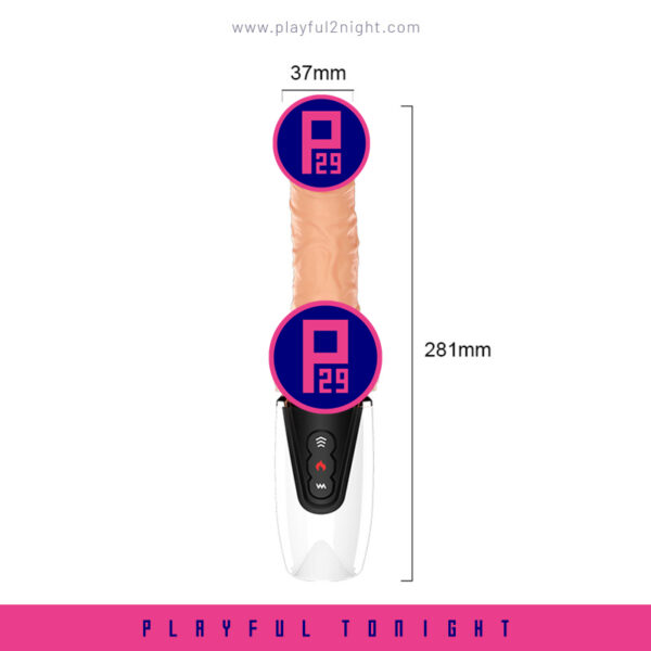The Majestic Madge Realistic Silicone Dildo - Image 7