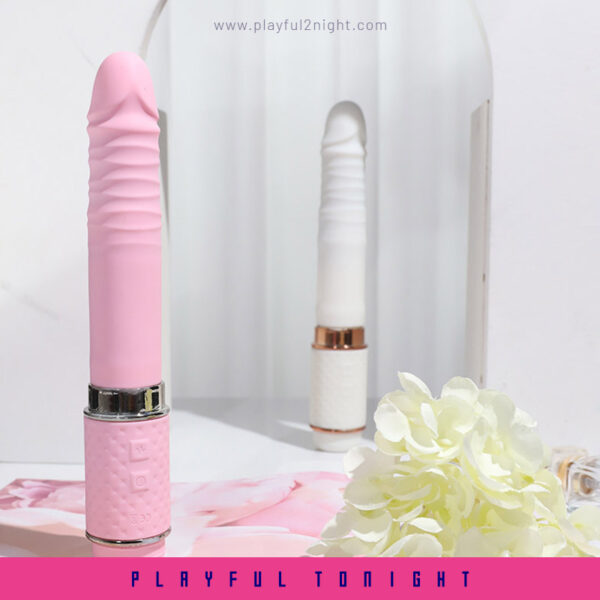 Playful Mini Telescopic Suction & Thrusting Vibrator - Image 3