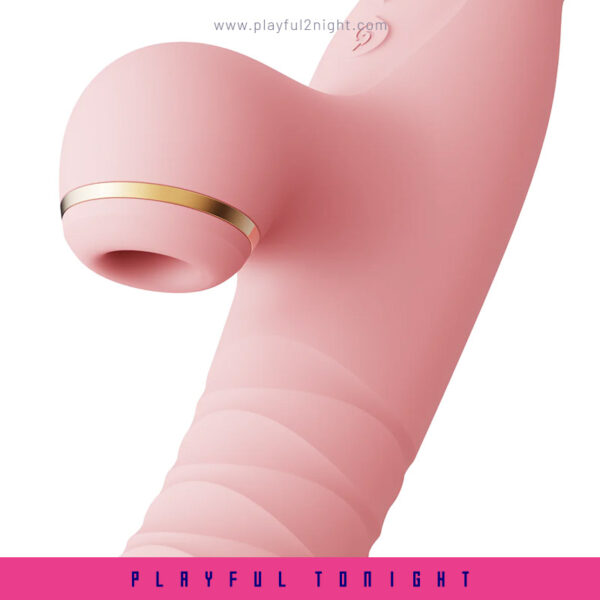 ZALO Rose Rabbit Thruster Vibrator - Image 3