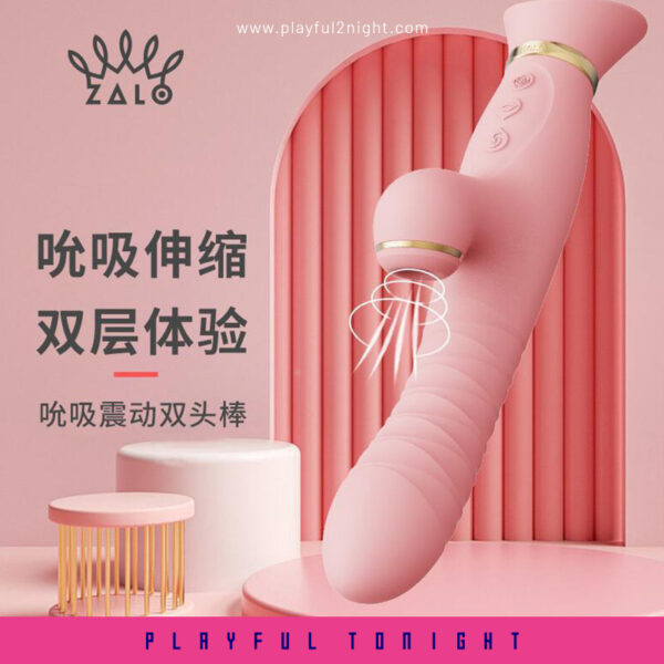 ZALO Rose Rabbit Thruster Vibrator - Image 6