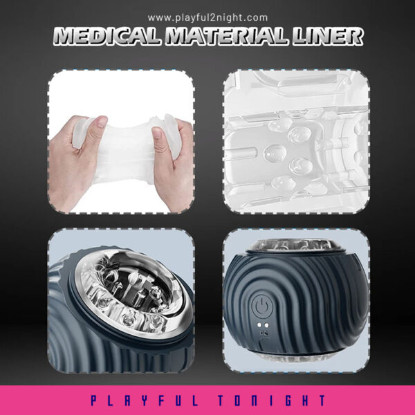Dynamic Intense Stroker Vibration Masturbator Ball - Image 5