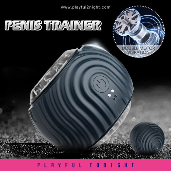 Dynamic Intense Stroker Vibration Masturbator Ball - Image 3