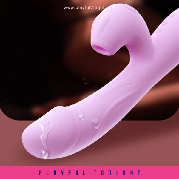 Leten Purple Kiss Stick Suction Vibrator - Image 4