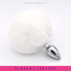 Pride Fluffy Bunny Tail With Small Size Anal Plug - Image 7