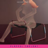Roomfun® Couple Loves Sex Detachable Chair In Red Wine - Image 2