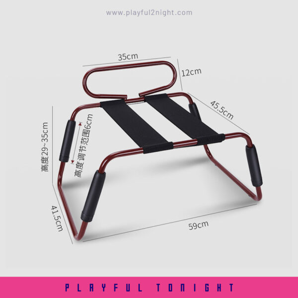 Roomfun® Couple Loves Sex Detachable Chair In Red Wine - Image 7