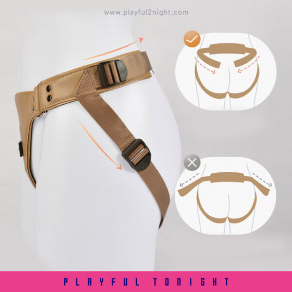 Roomfun®Liquid Silicone Dildo Buckle Wearable Pants - Image 2