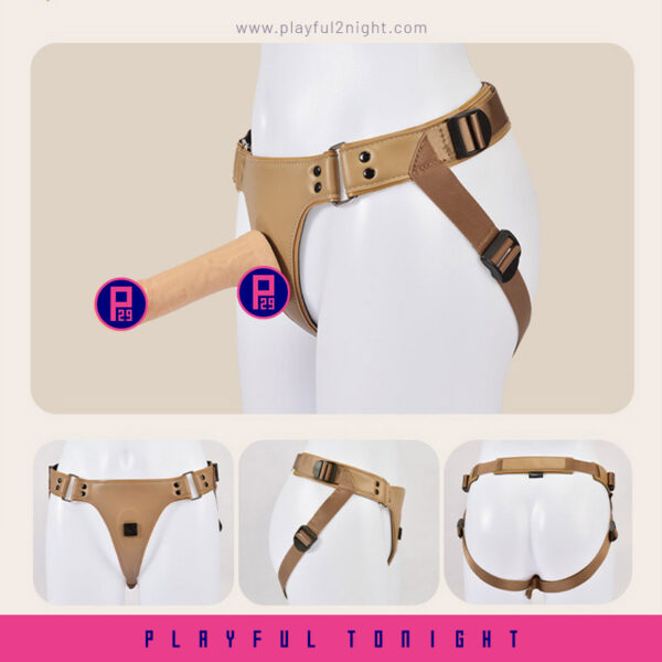 Roomfun®Liquid Silicone Dildo Buckle Wearable Pants - Image 3