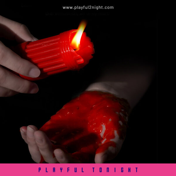 Sevanda Fetish Drip Candles Set Of 2 (Black & Red) - Image 6