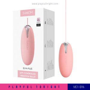 Playful2night_Svakom Elva Plus Pink App Controlled Vibration Bullet_VE1-014
