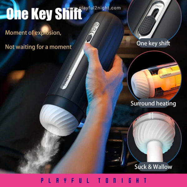 Svakom Hannes Neo Interactive Throbbing & Warming Masturbator - Image 6