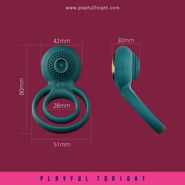 Svakom Tammy Pro Double Ring Couple's Vibrator With App - Image 6